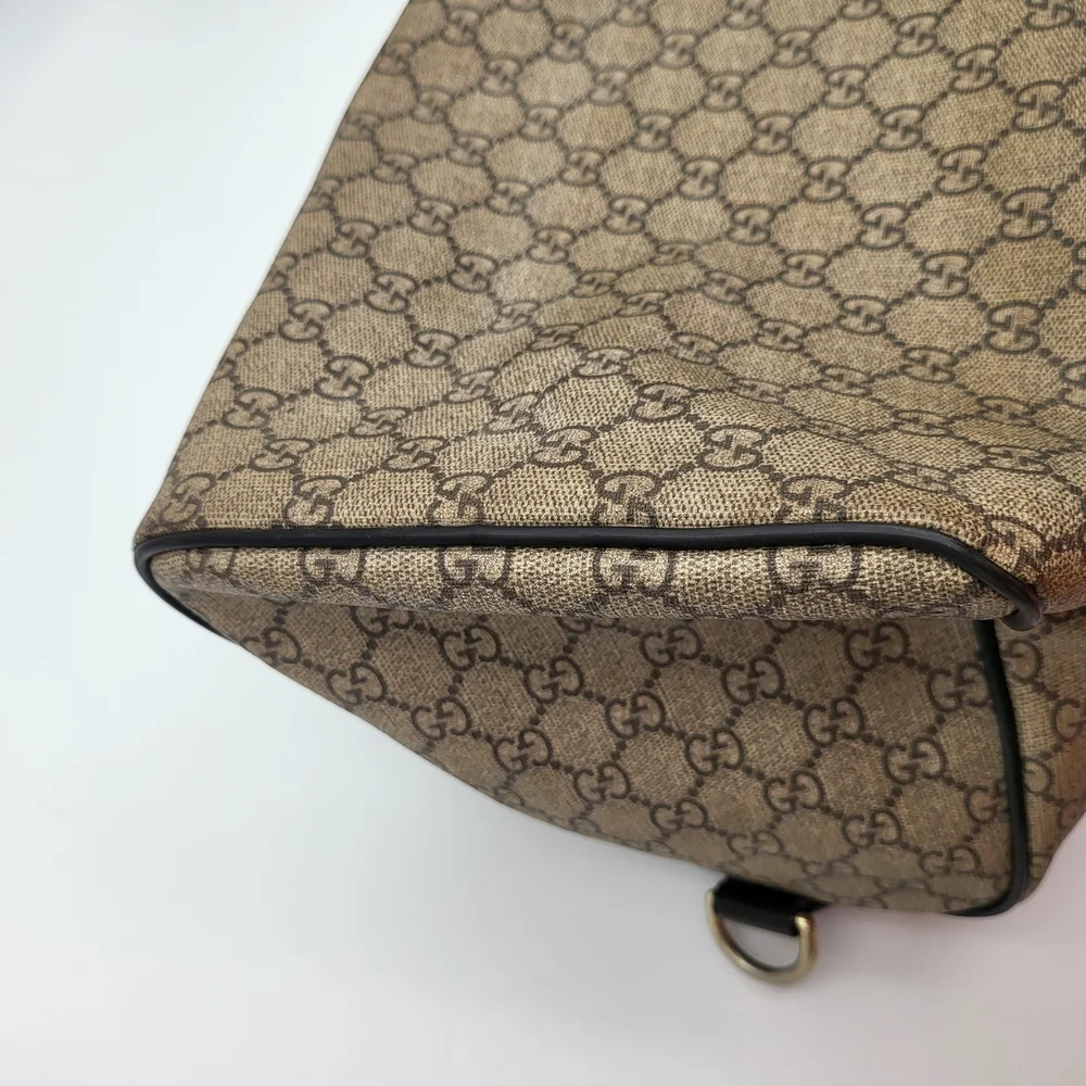 Gucci Coated Canvas Boston 30 Tattoo Rose Heart Bag Limited Edition..Authentic.. - Picture 14 of 15